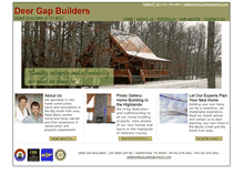 Tablet Screenshot of deergapbuilders.com